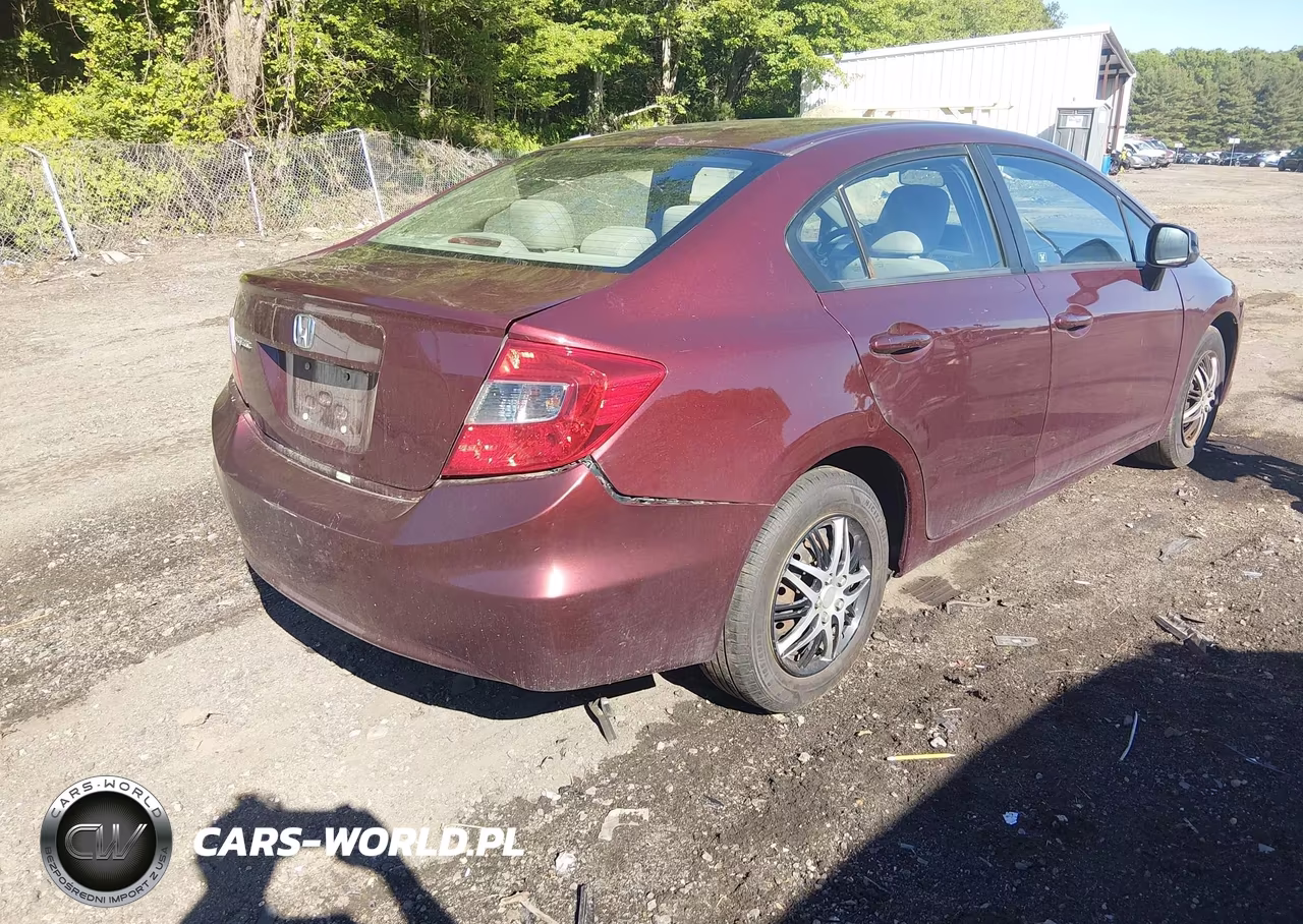 2012 Honda Civic Lx VIN:2HGFB2F52CH568061 - 4