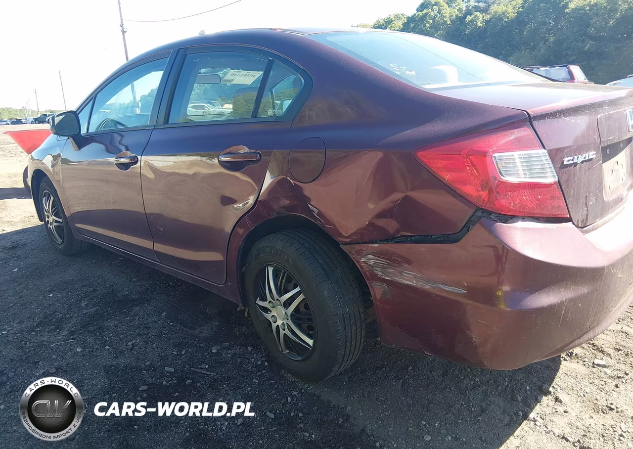 2012 Honda Civic Lx VIN:2HGFB2F52CH568061 - 6