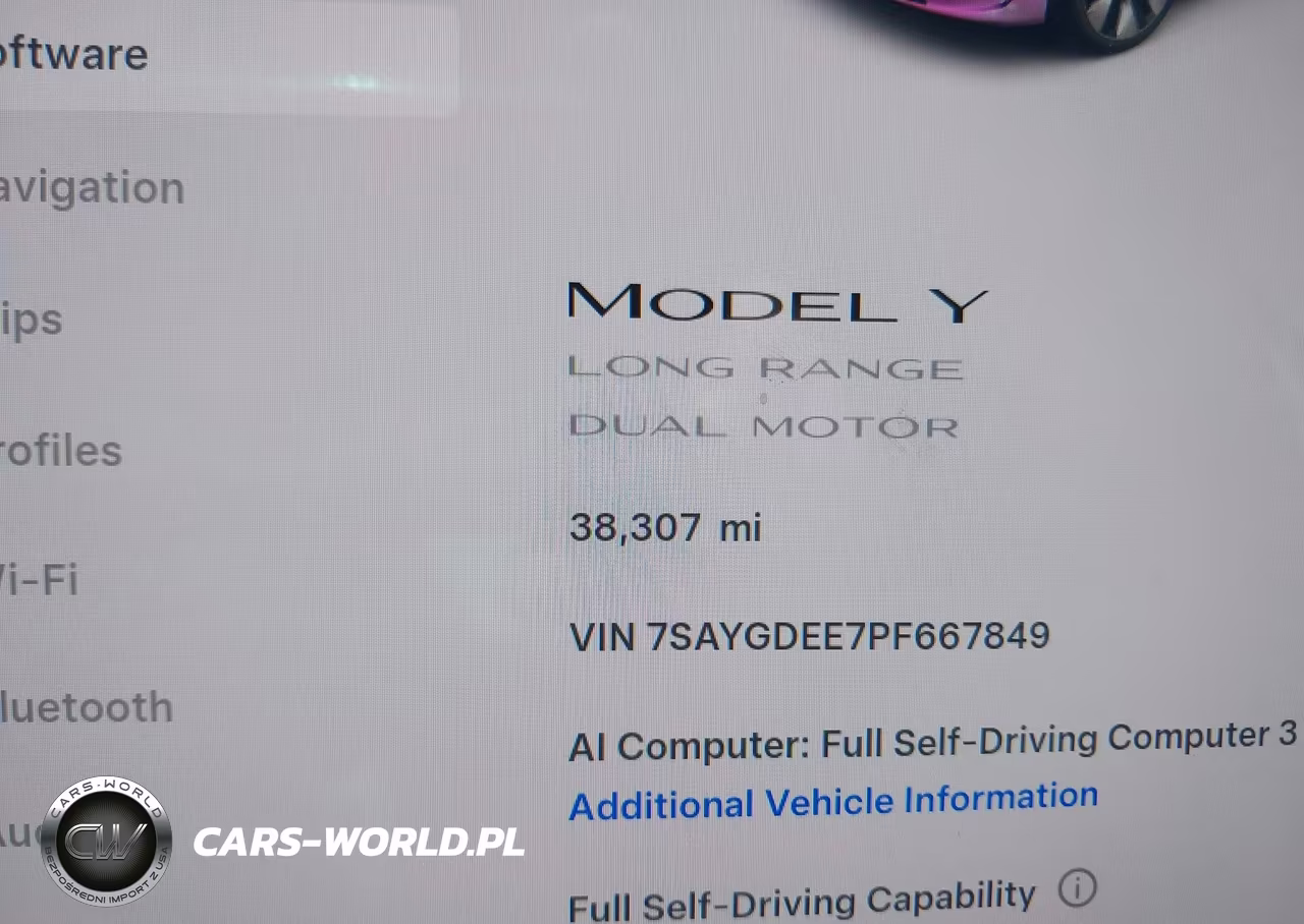2023 Tesla Model Y Awd-Long Range Dual Motor All-Wheel Drive VIN:7SAYGDEE7PF667849 - 7