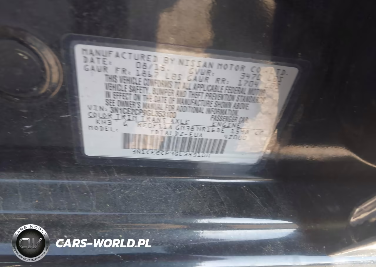 2016 Nissan Versa Note S (Sr)-S Plus-Sl-Sr-Sv VIN:3N1CE2CP9GL353100 - 9
