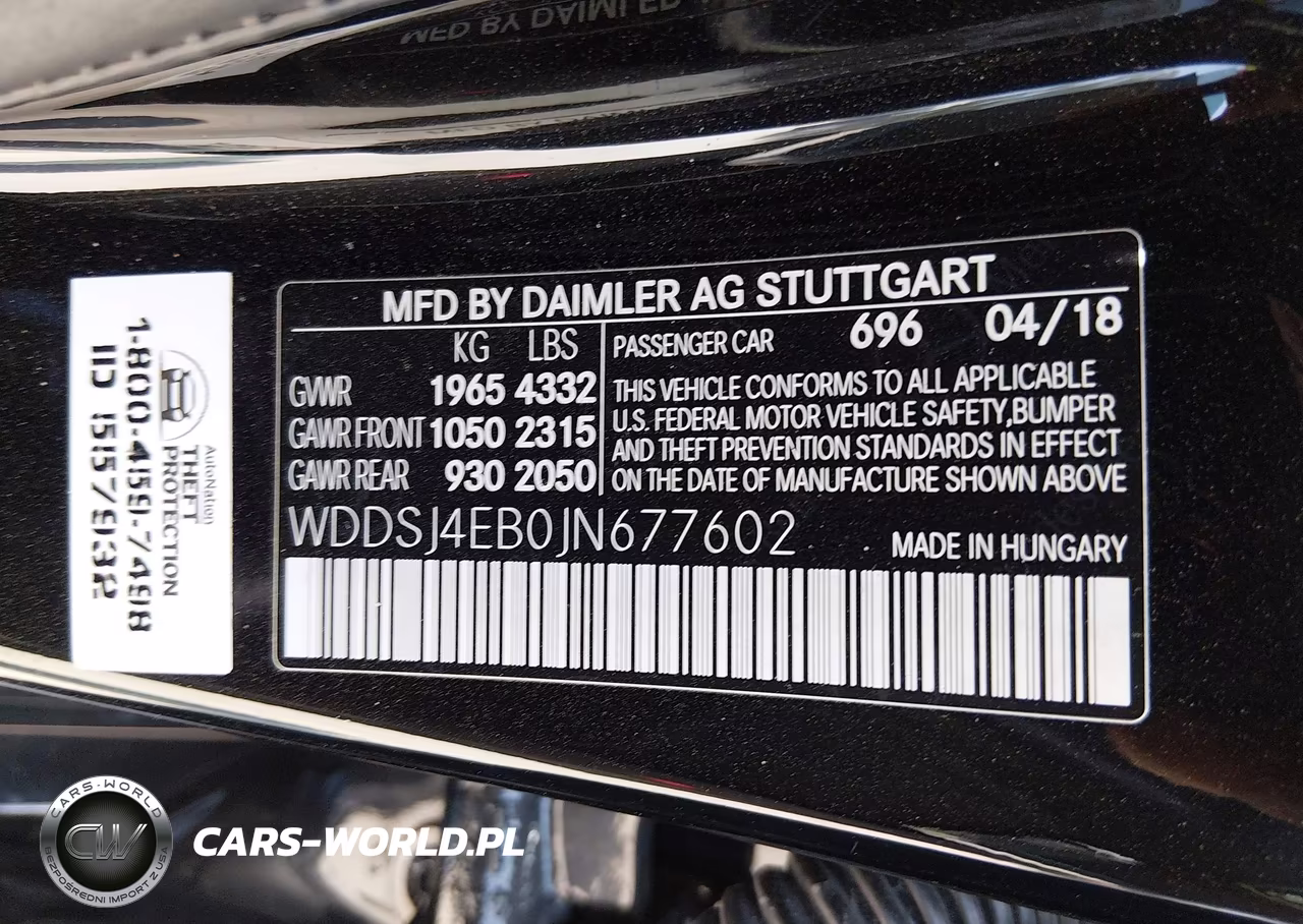 2018 Mercedes-Benz Cla 250 VIN:WDDSJ4EB0JN677602 - 9