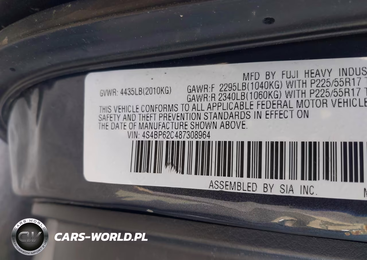2008 Subaru Outback 2.5I Limited-2.5I Limited L.l. Bean Edition VIN:4S4BP62C487308964 - 9