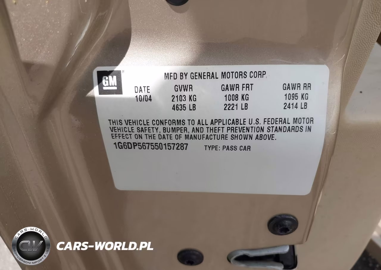 2005 Cadillac Cts Standard VIN:1G6DP567550157287 - 9