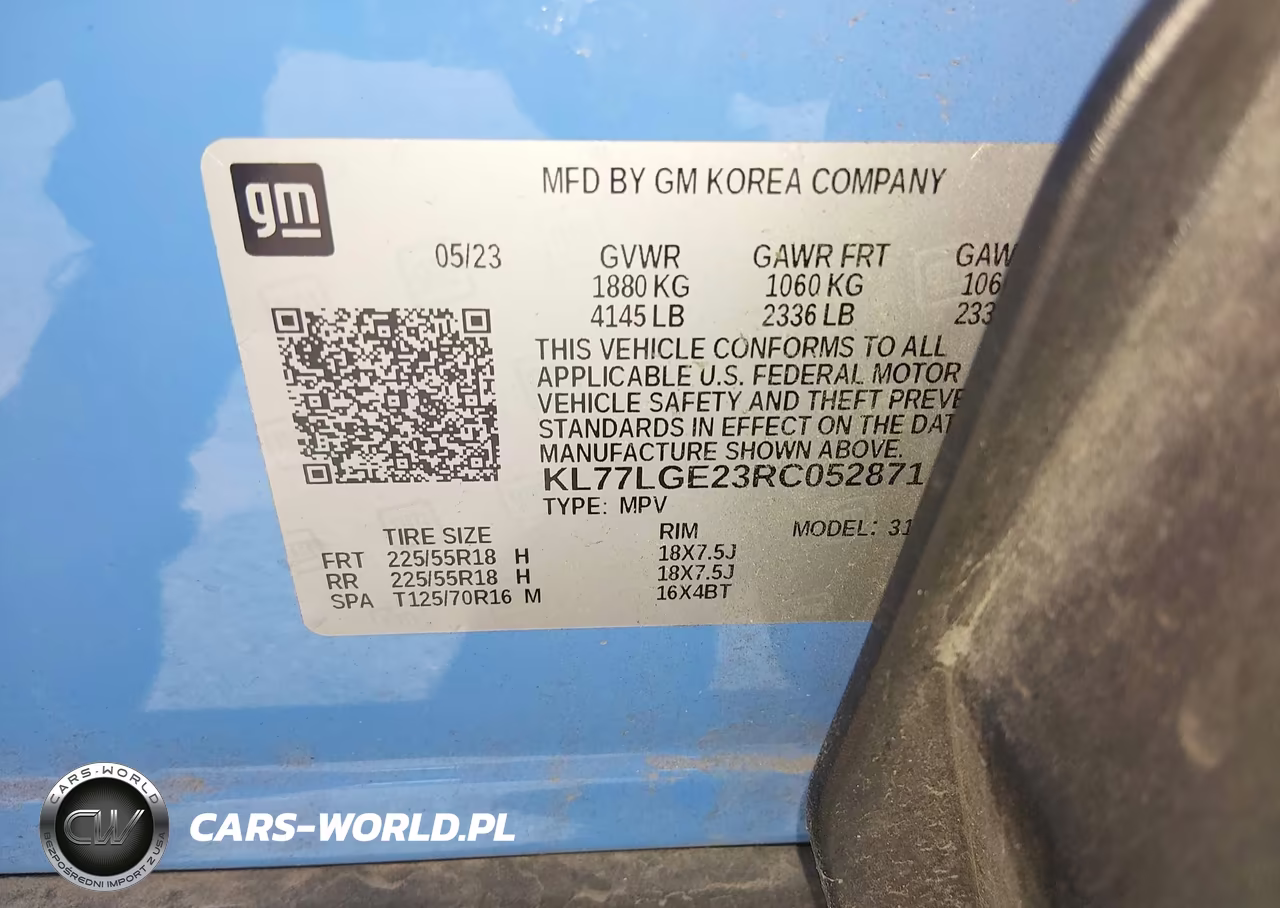 2024 Chevrolet Trax Fwd 1Rs VIN:KL77LGE23RC052871 - 9