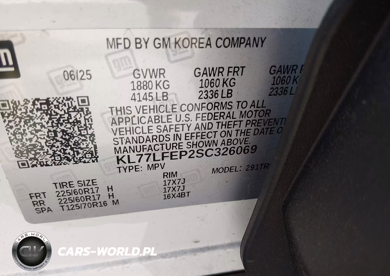 2025 Chevrolet Trax Fwd Ls VIN:KL77LFEP2SC326069 - 9