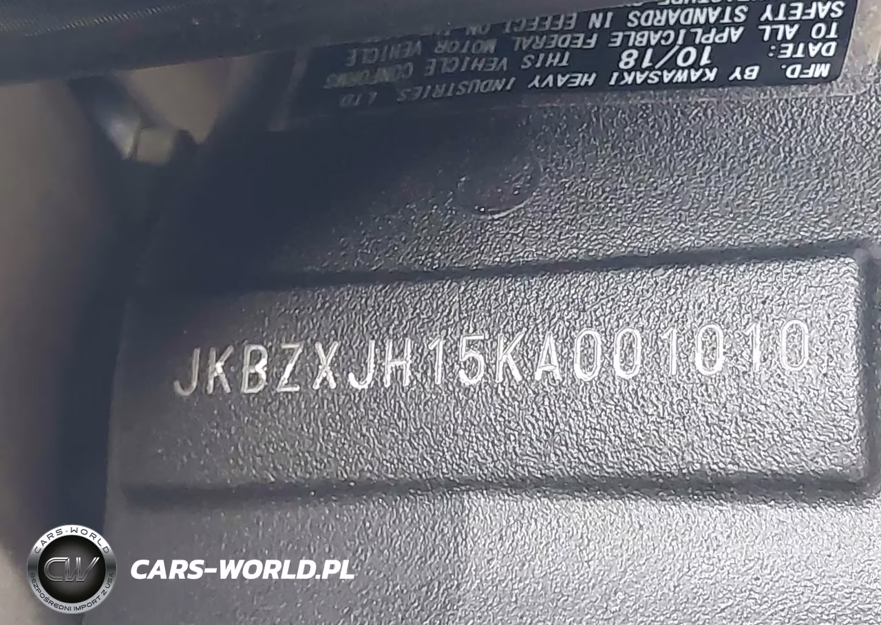 2019 Kawasaki Zx636 K VIN:JKBZXJH15KA001010 - 10