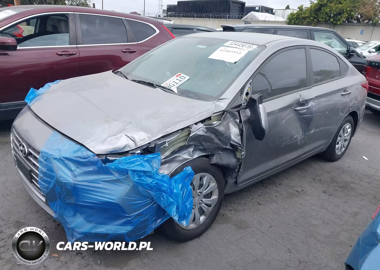 2022 Hyundai Accent Se VIN:3KPC24A6XNE182905 - 2