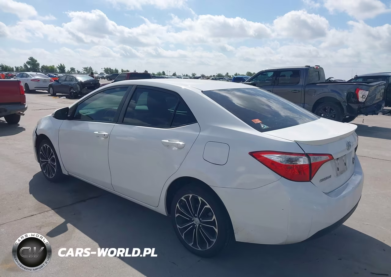 2014 Toyota Corolla S Plus VIN:5YFBURHE0EP155274 - 3