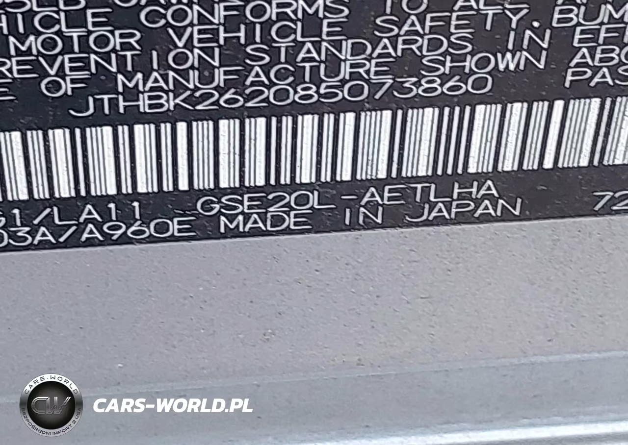 2008 Lexus Is 250 VIN:JTHBK262085073860 - 9