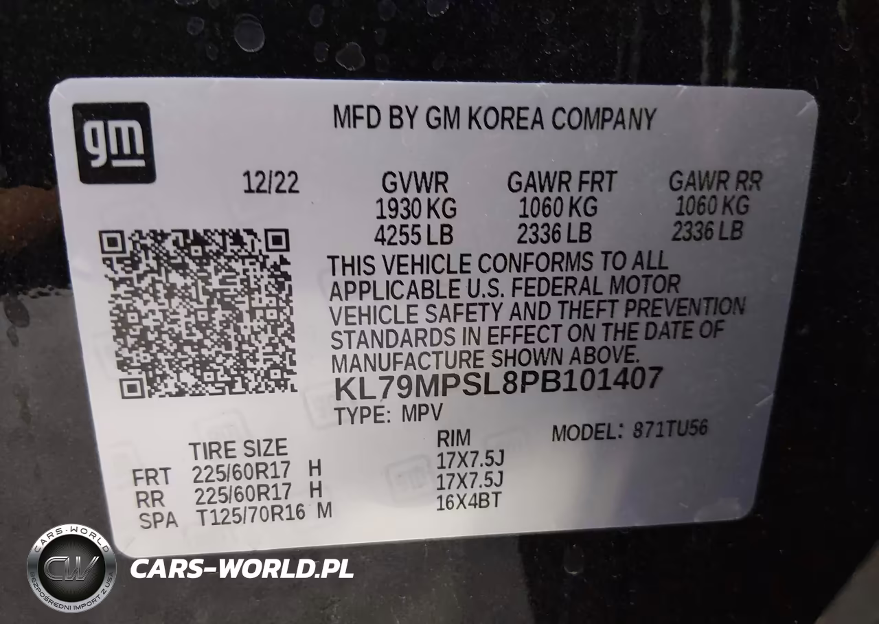 2023 Chevrolet Trailblazer Fwd Lt VIN:KL79MPSL8PB101407 - 9