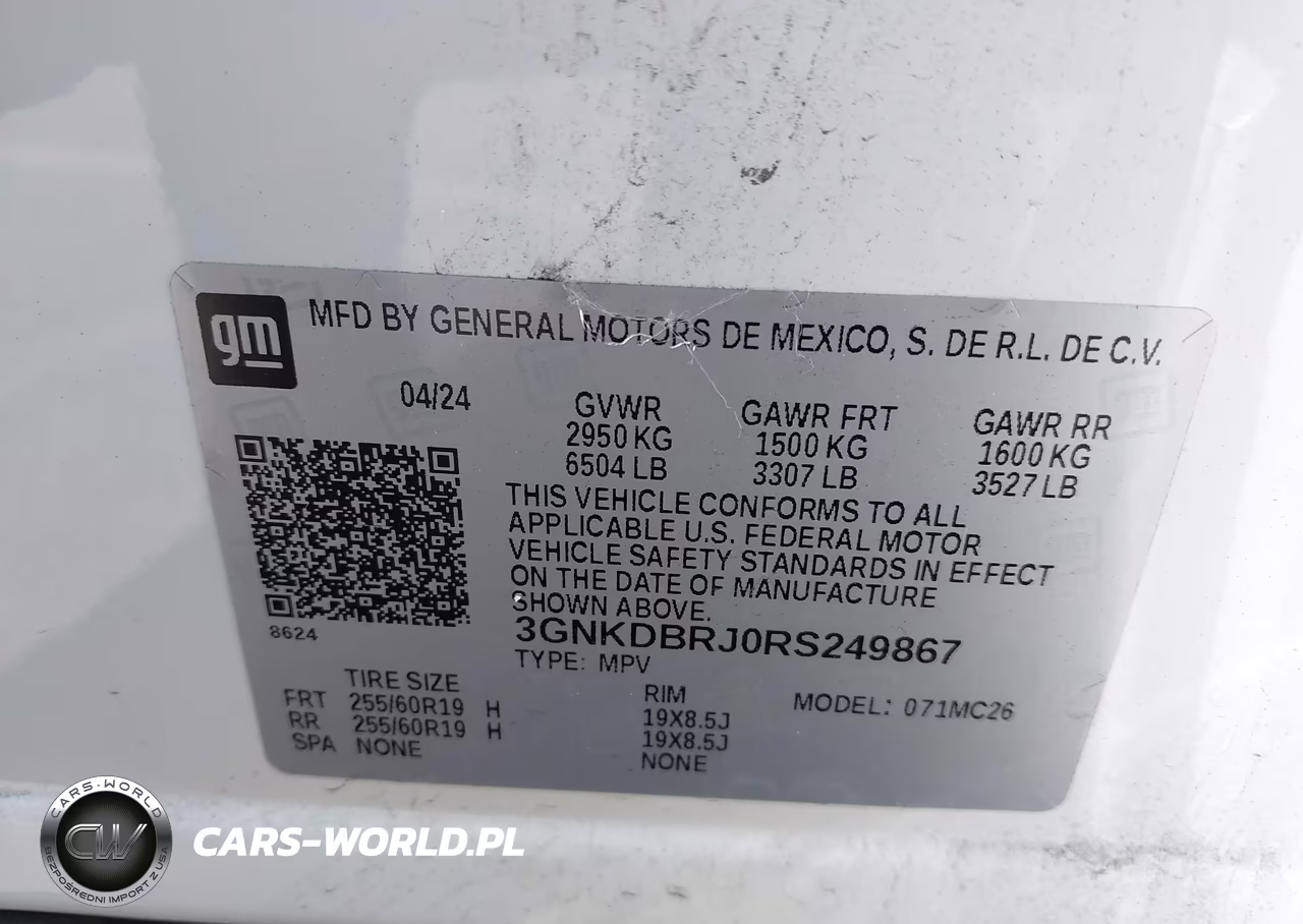 2024 Chevrolet Blazer Ev Eawd 2Lt VIN:3GNKDBRJ0RS249867 - 9