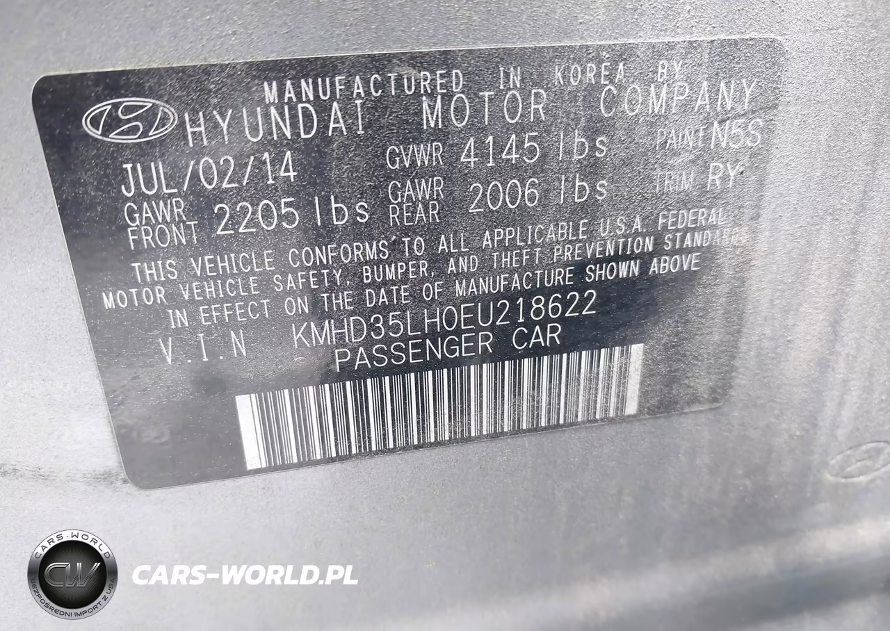 2014 Hyundai Elantra Gt VIN:KMHD35LH0EU218622 - 9