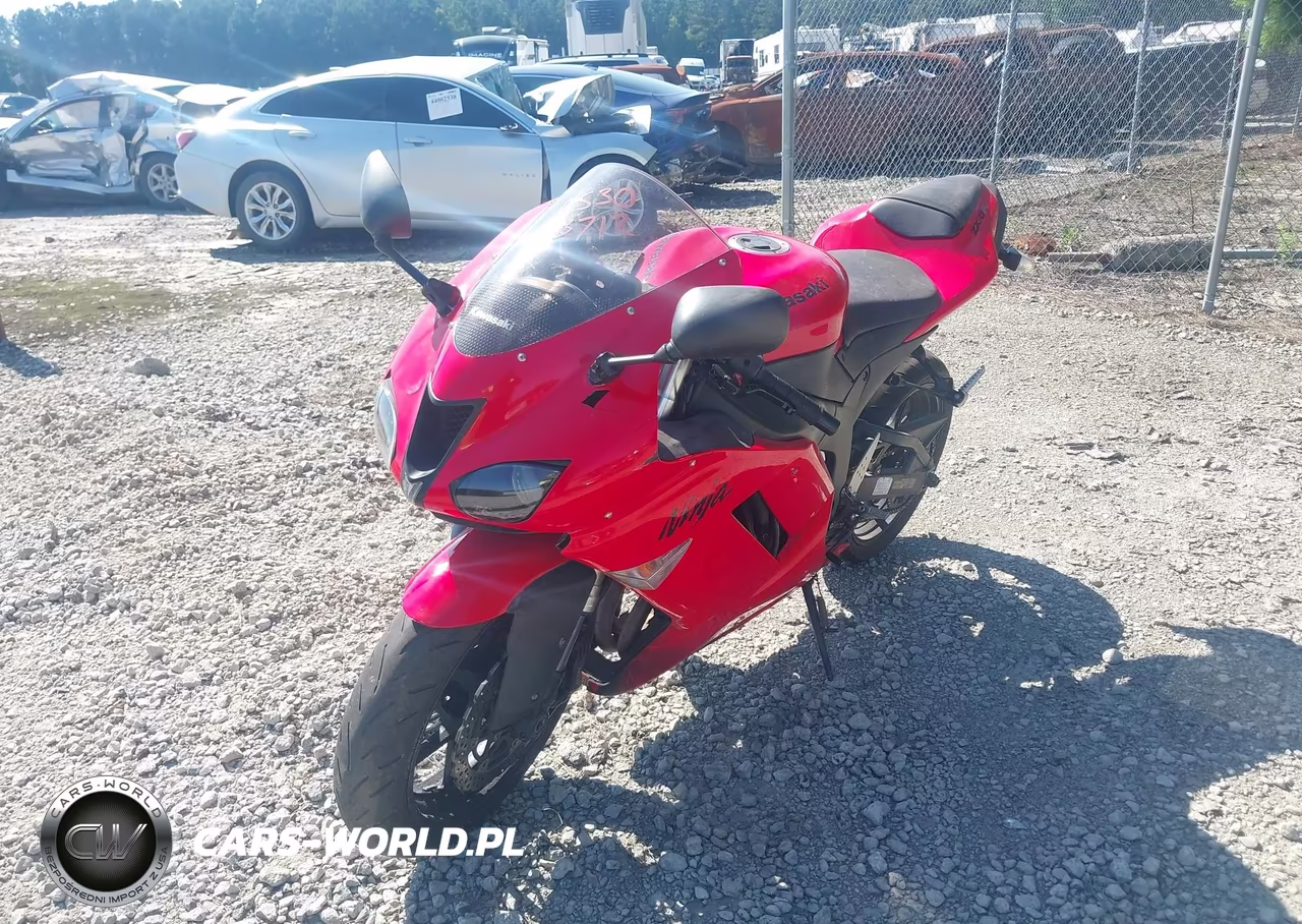 2007 Kawasaki Zx600 P VIN:JKAZX4P157A004732 - 2