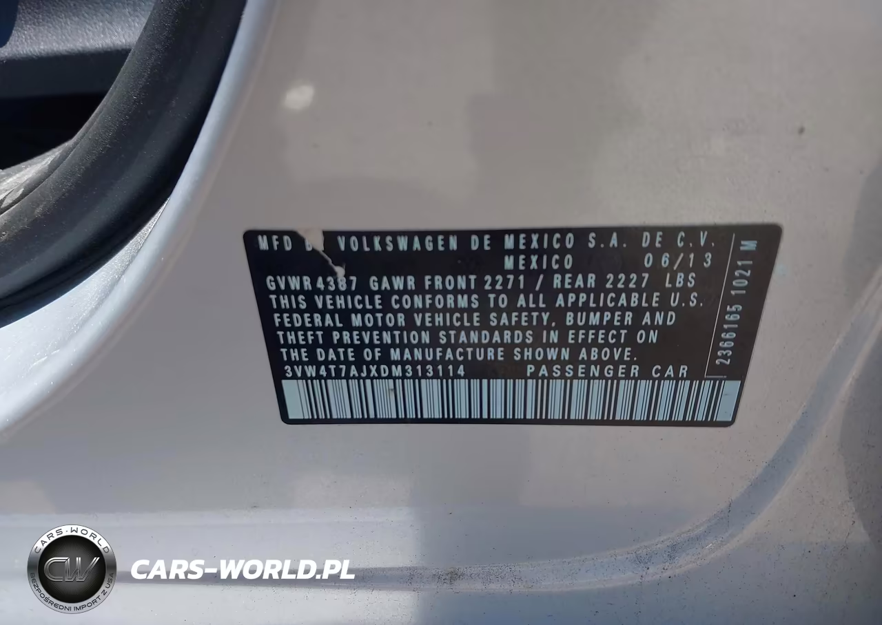 2013 Volkswagen Jetta Gli Autobahn W-Nav VIN:3VW4T7AJXDM313114 - 9