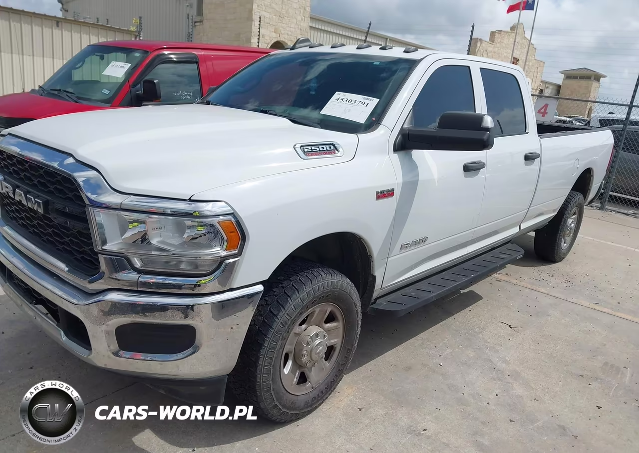 2021 Ram 2500 Tradesman 4X4 8' Box VIN:3C6UR5HJXMG639318 - 2