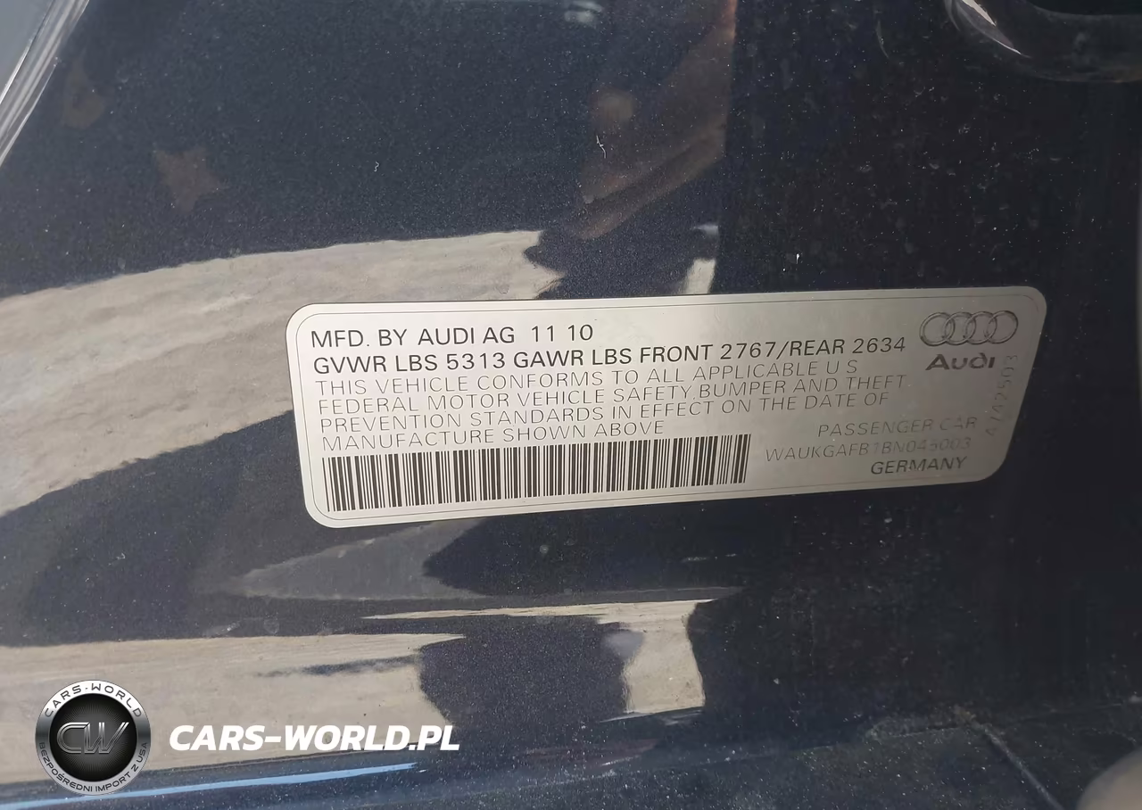 2011 Audi A6 3.0 Premium VIN:WAUKGAFB1BN045003 - 9