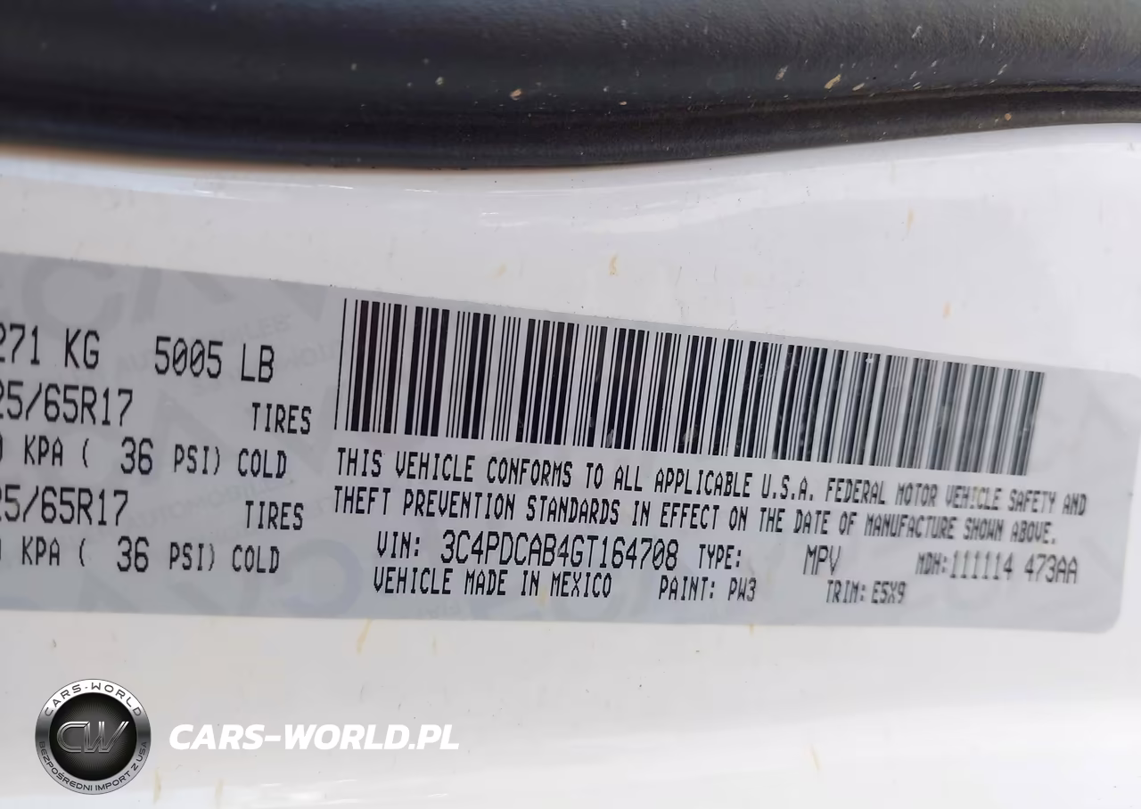 2016 Dodge Journey Se VIN:3C4PDCAB4GT164708 - 9