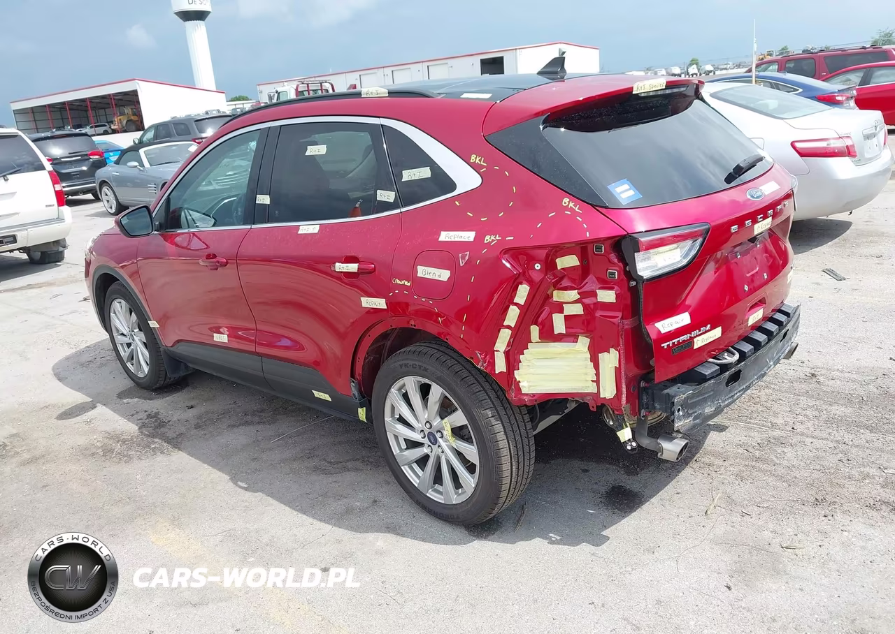 2021 Ford Escape Titanium Hybrid VIN:1FMCU9DZ3MUB19167 - 3
