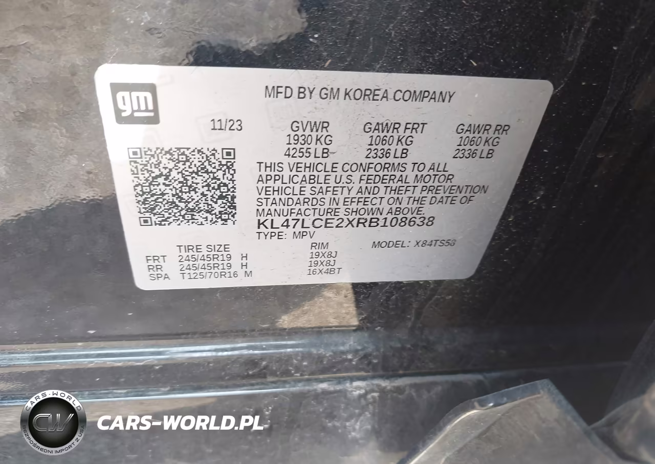 2024 Buick Envista Avenir Fwd VIN:KL47LCE2XRB108638 - 9