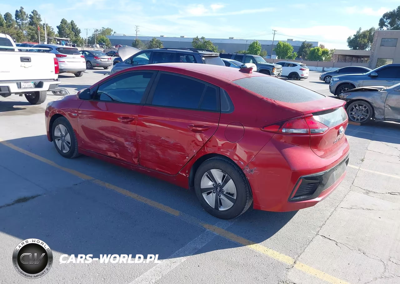 2019 Hyundai Ioniq Hybrid Blue VIN:KMHC65LC5KU140227 - 3