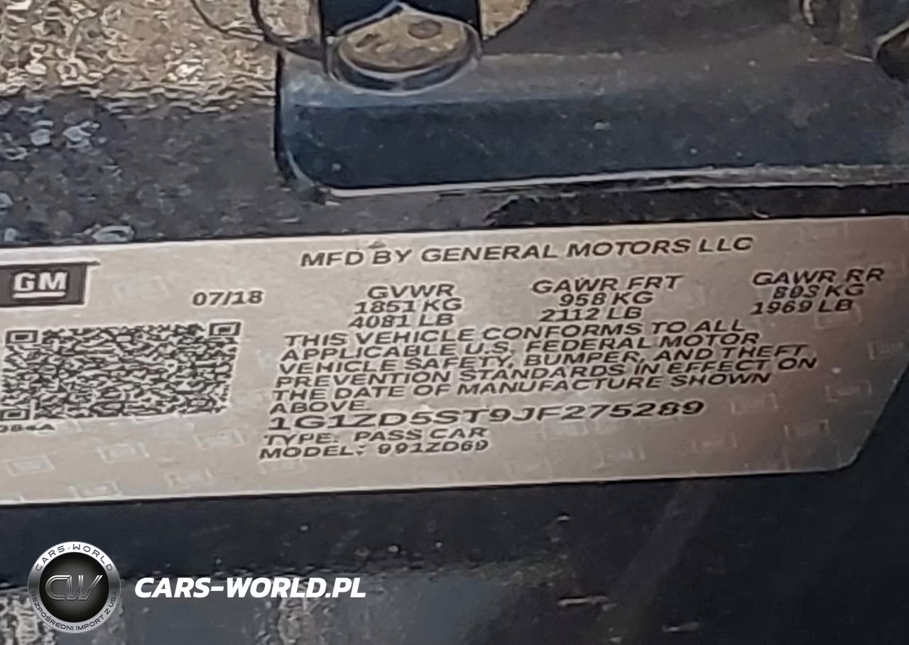 2018 Chevrolet Malibu Lt VIN:1G1ZD5ST9JF275289 - 9