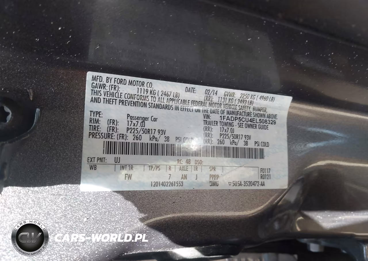 2014 Ford C-Max Energi Sel VIN:1FADP5CU4EL508329 - 9