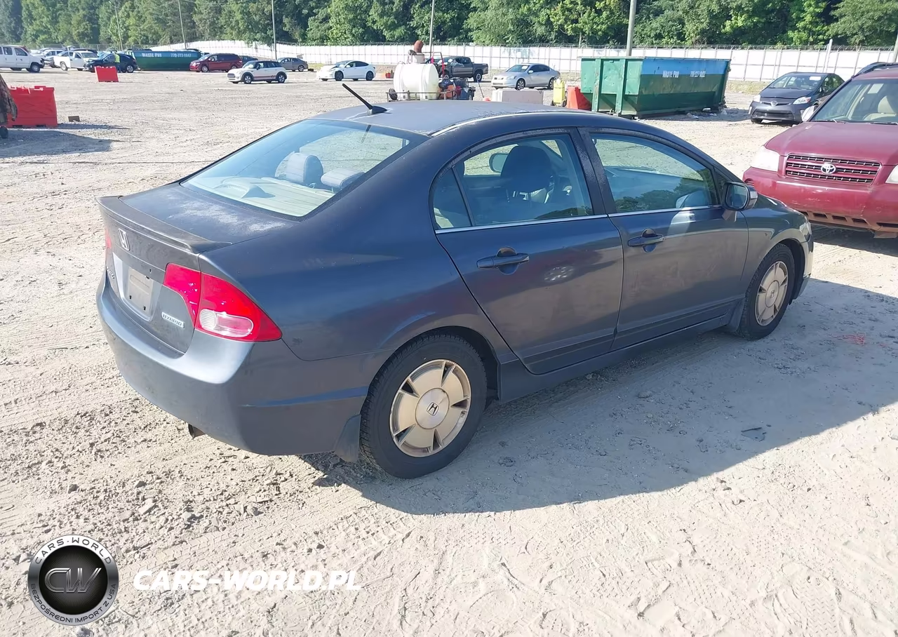 2006 Honda Civic Hybrid VIN:JHMFA36256S027966 - 4
