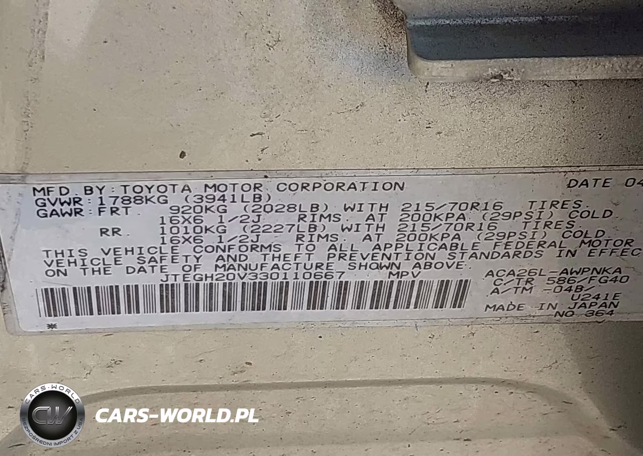 2003 Toyota Rav4 VIN:JTEGH20V330110667 - 9