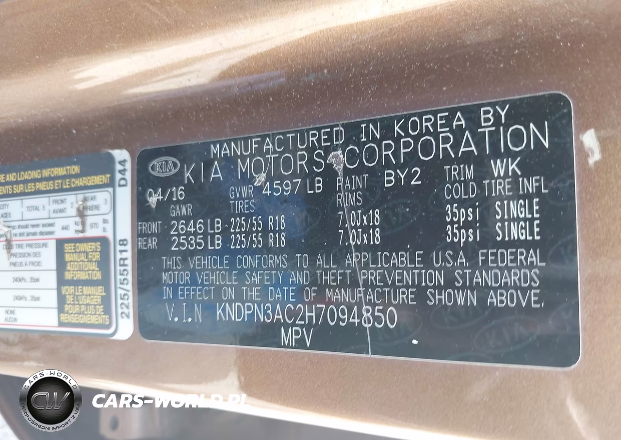 2017 Kia Sportage Ex VIN:KNDPN3AC2H7094850 - 9