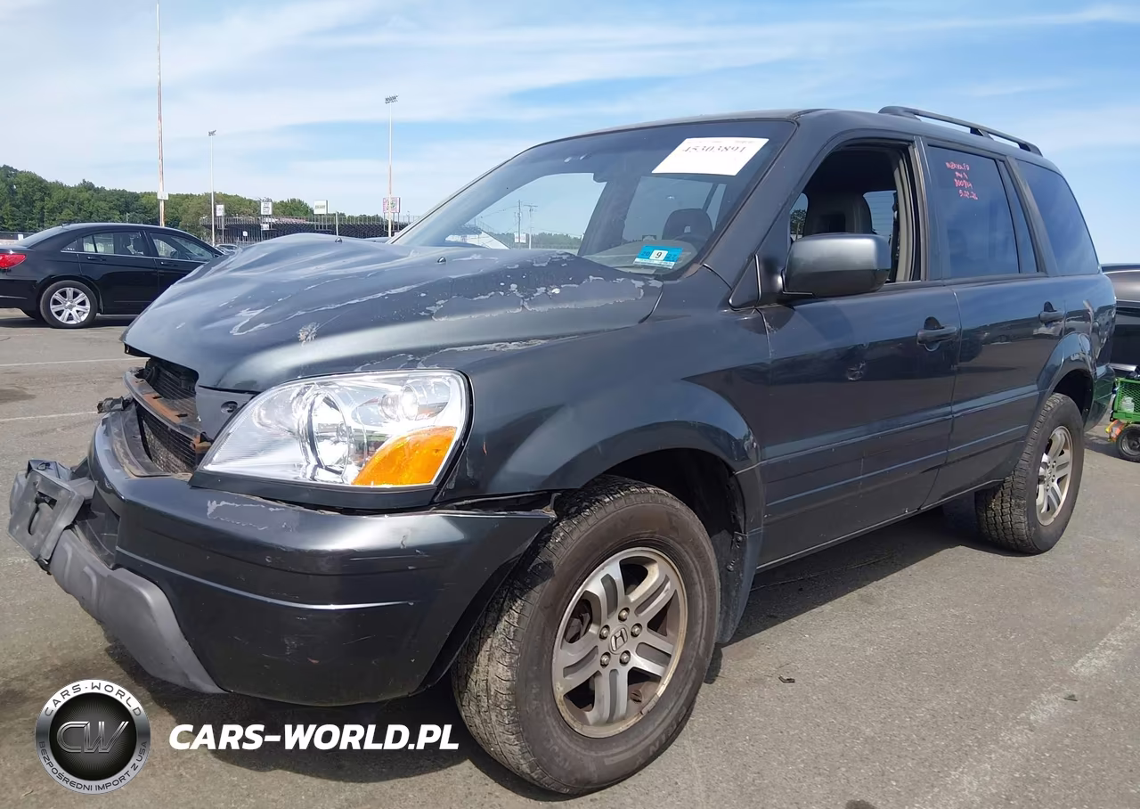 2004 Honda Pilot Ex-L VIN:2HKYF18684H548627 - 2