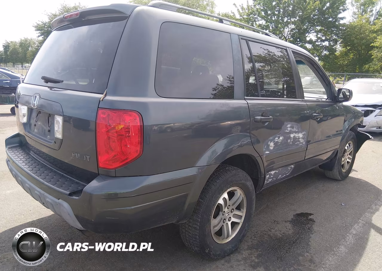 2004 Honda Pilot Ex-L VIN:2HKYF18684H548627 - 4
