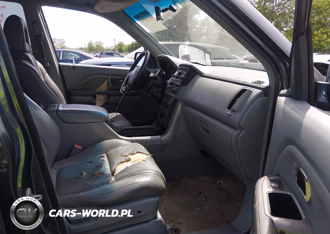 2004 Honda Pilot Ex-L VIN:2HKYF18684H548627 - 5