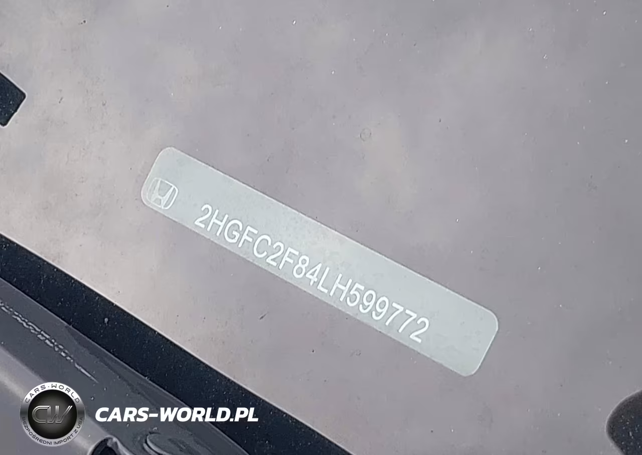 2020 Honda Civic Sport VIN:2HGFC2F84LH599772 - 17