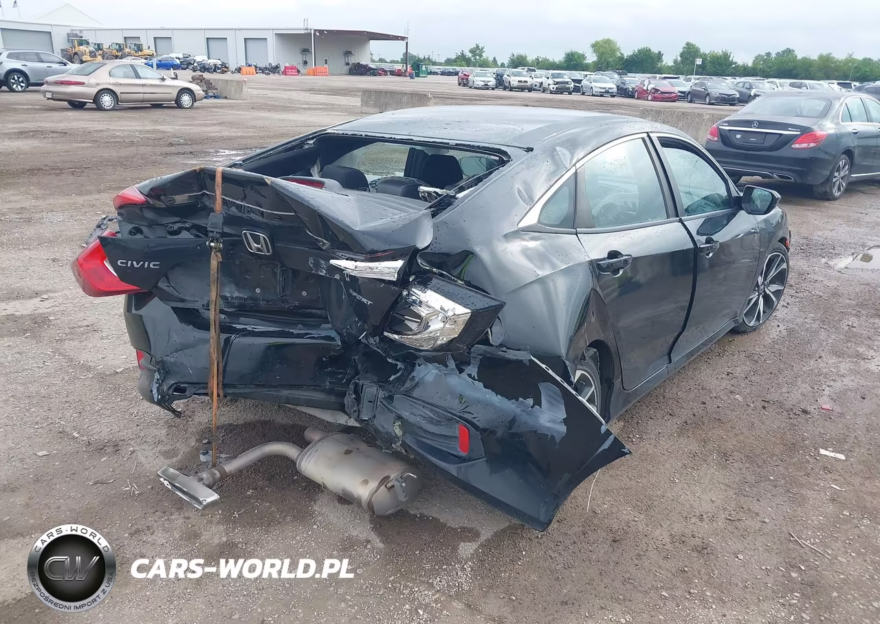 2020 Honda Civic Sport VIN:2HGFC2F84LH599772 - 4