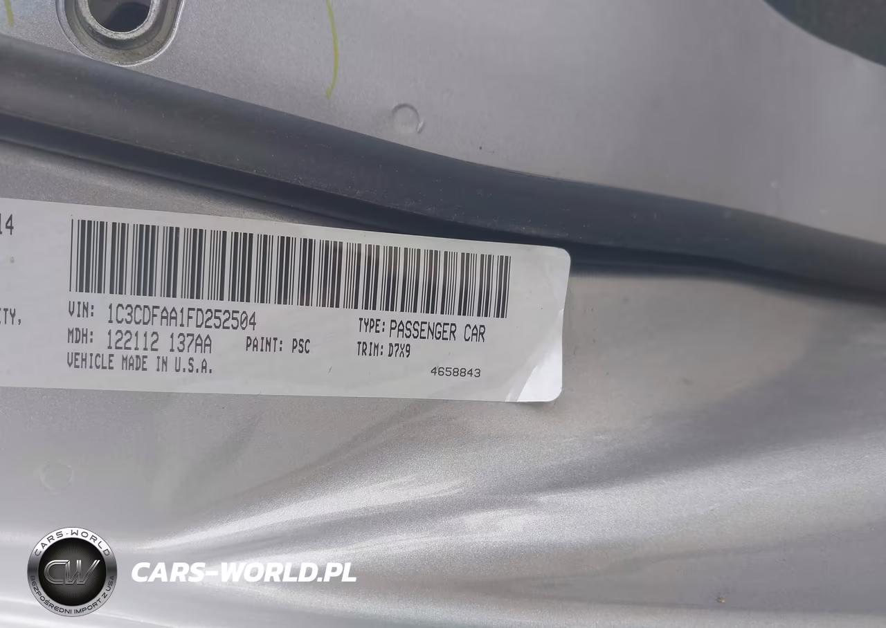 2015 Dodge Dart Se VIN:1C3CDFAA1FD252504 - 9