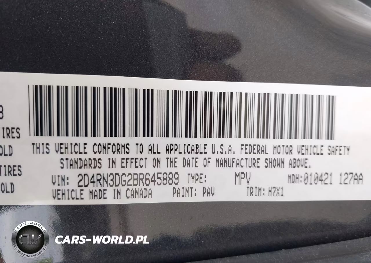 2011 Dodge Grand Caravan Mainstreet VIN:2D4RN3DG2BR645889 - 9