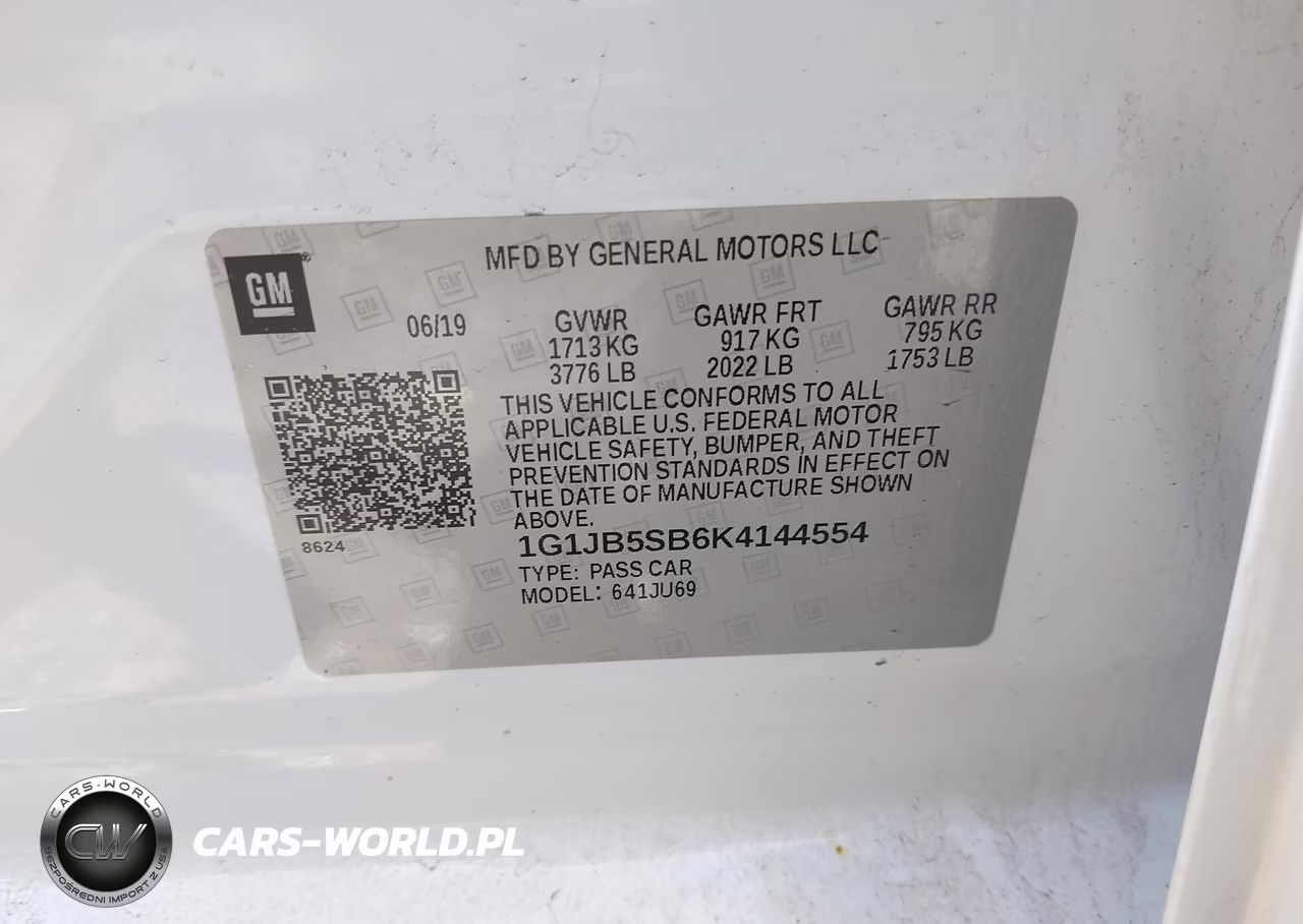 2019 Chevrolet Sonic Ls Auto VIN:1G1JB5SB6K4144554 - 9