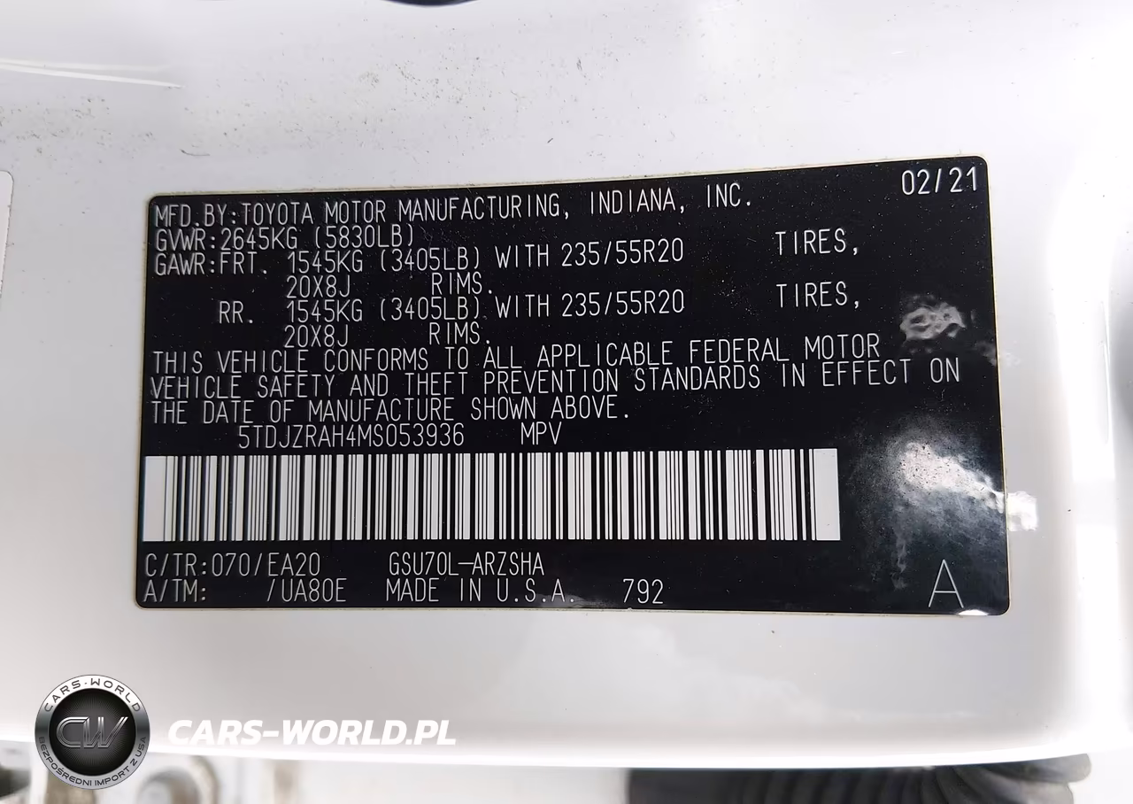 2021 Toyota Highlander Xse VIN:5TDJZRAH4MS053936 - 9