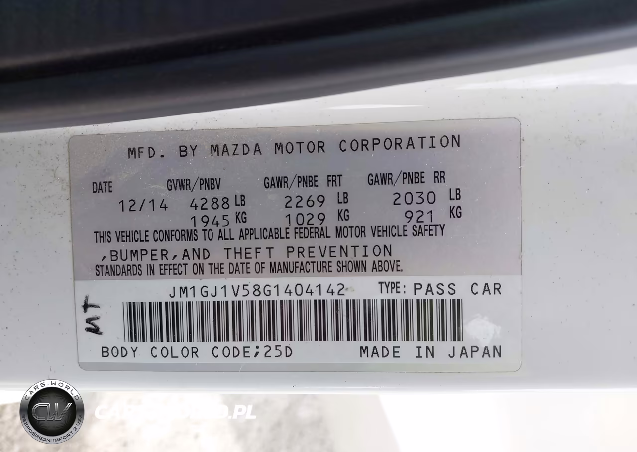 2016 Mazda Mazda6 I Touring VIN:JM1GJ1V58G1404142 - 9