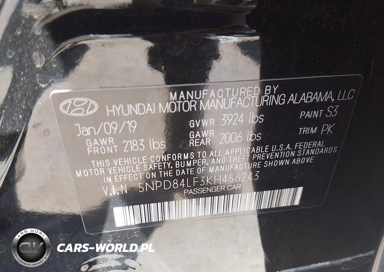 2019 Hyundai Elantra Value Edition VIN:5NPD84LF3KH456243 - 9