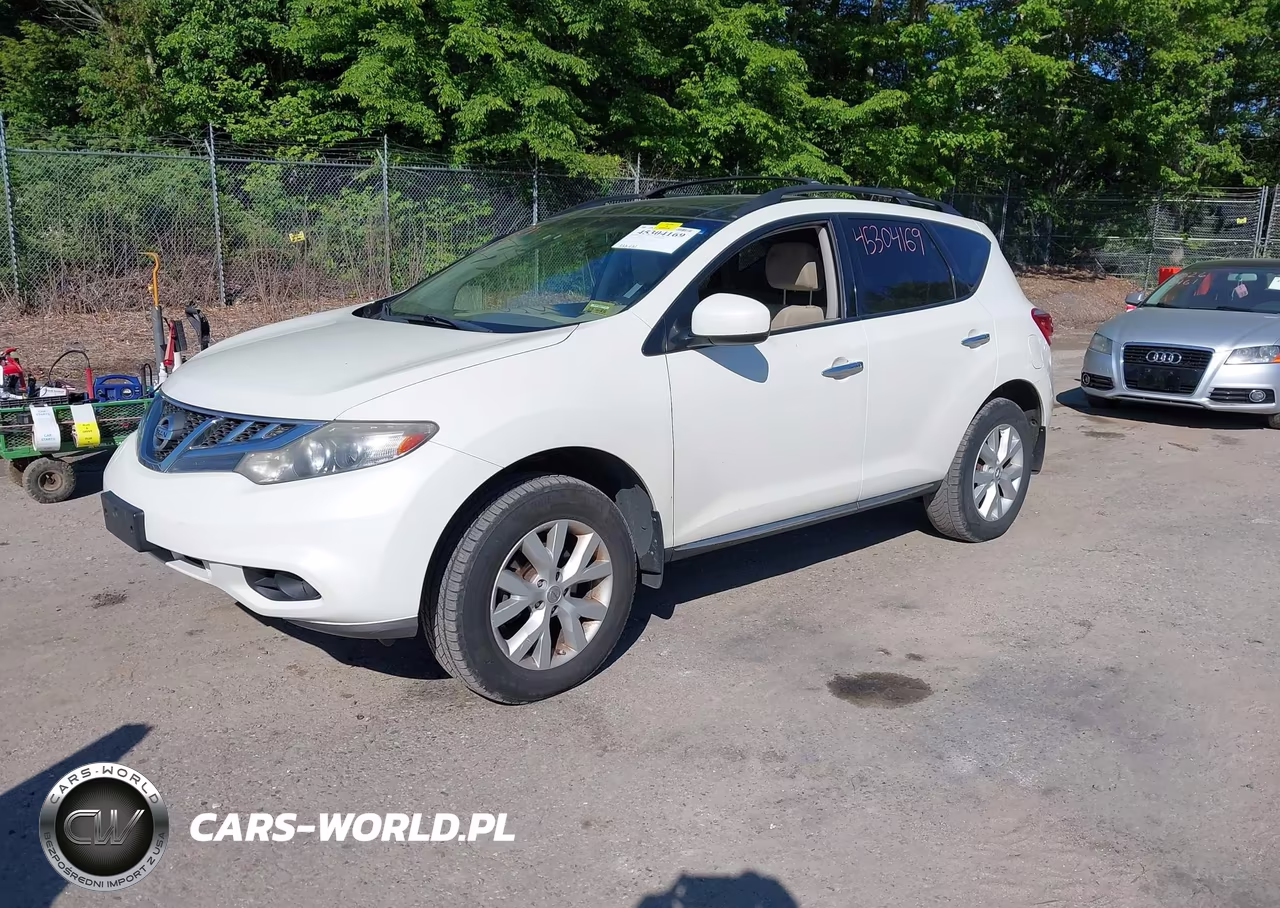 2011 Nissan Murano Sv VIN:JN8AZ1MW6BW169930 - 2