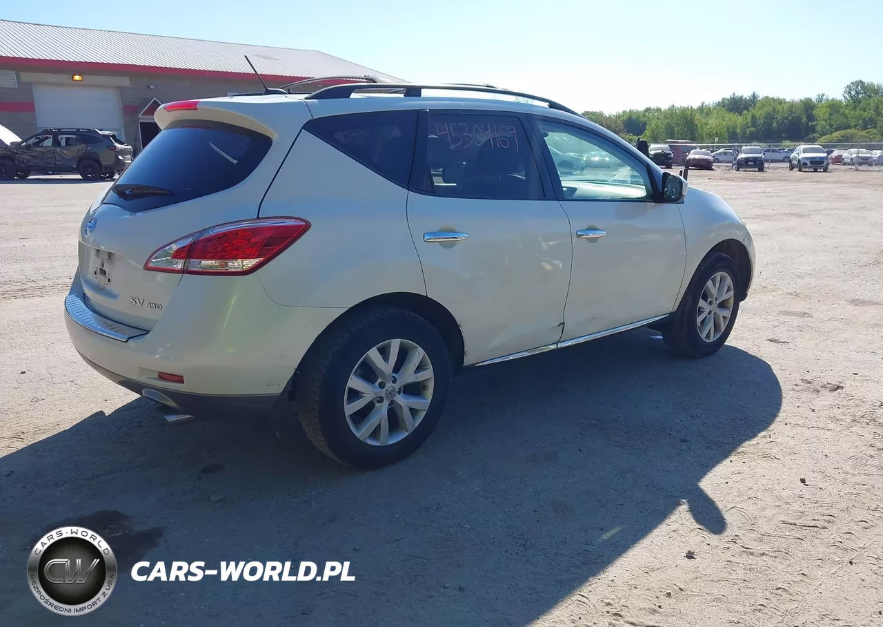 2011 Nissan Murano Sv VIN:JN8AZ1MW6BW169930 - 4