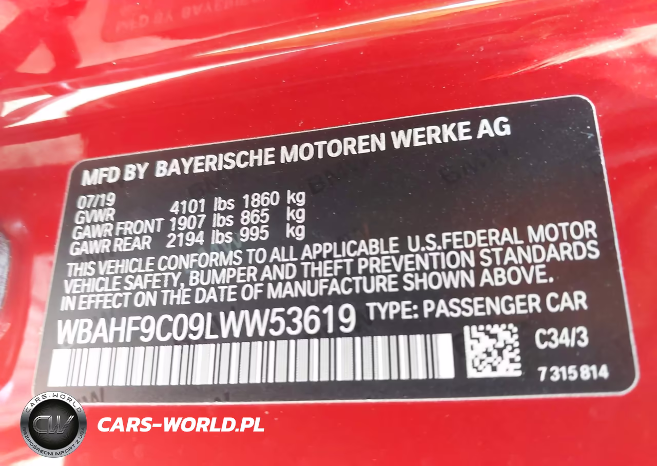 2020 BMW Z4 M40I VIN:WBAHF9C09LWW53619 - 9