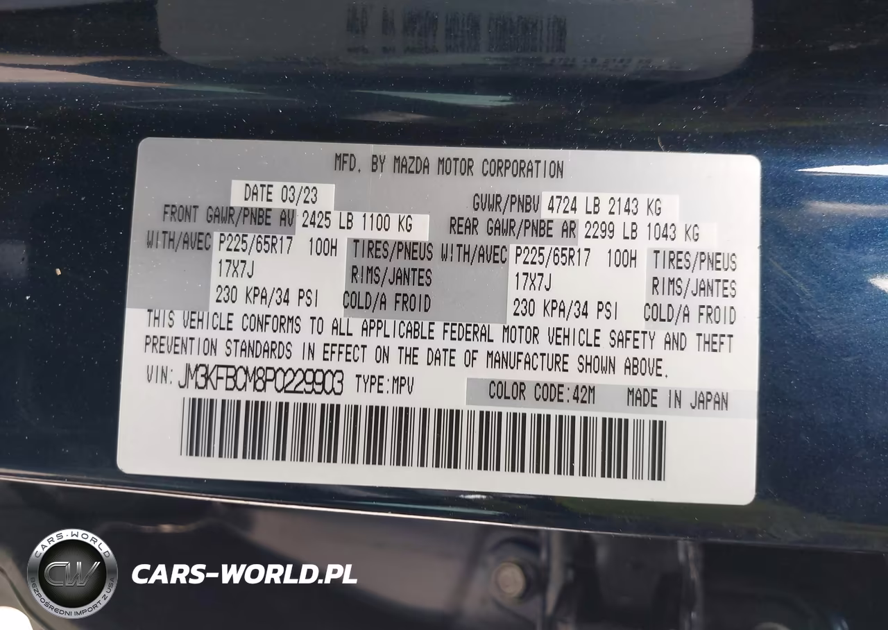 2023 Mazda Cx-5 2.5 S Preferred VIN:JM3KFBCM8P0229903 - 9