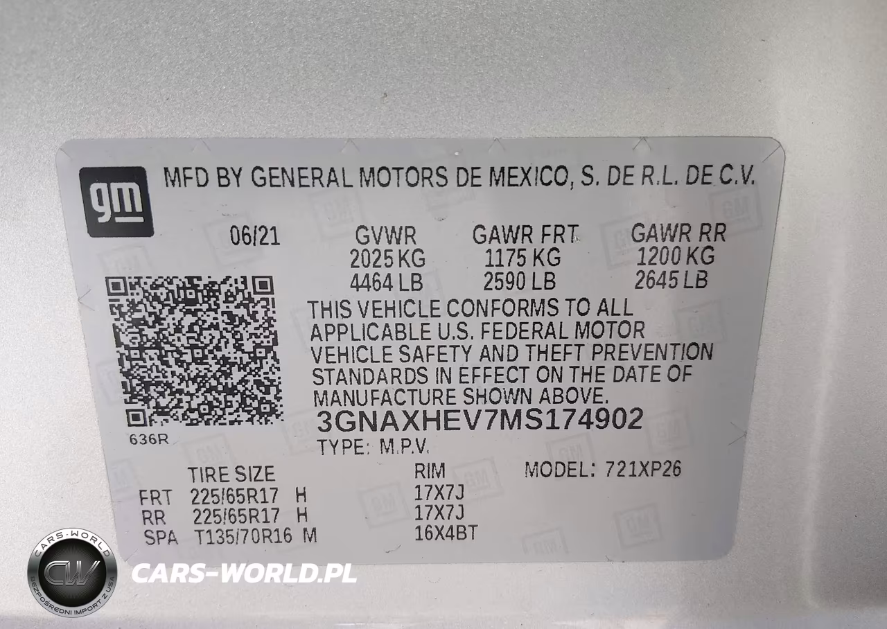 2021 Chevrolet Equinox Fwd Ls VIN:3GNAXHEV7MS174902 - 9