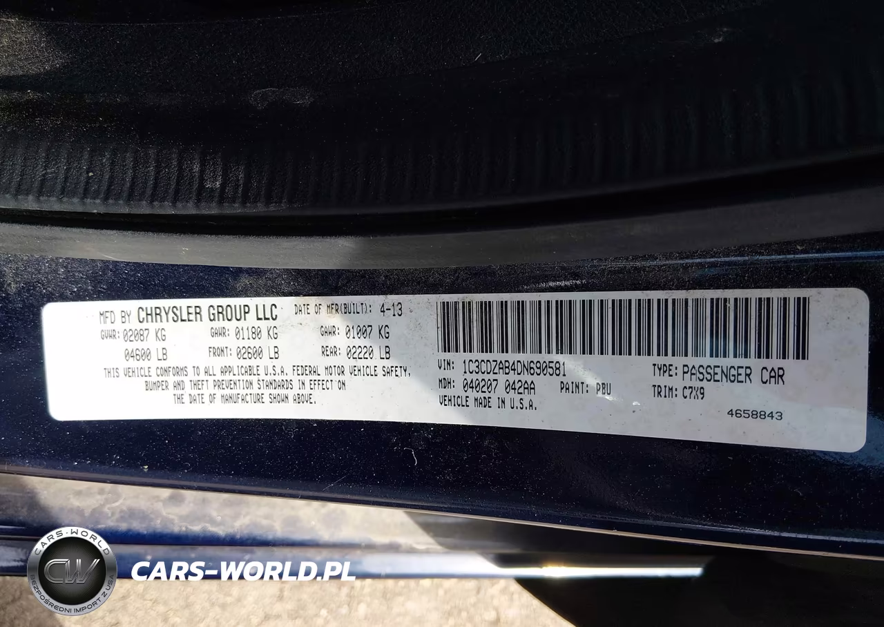 2013 Dodge Avenger Se VIN:1C3CDZAB4DN690581 - 9