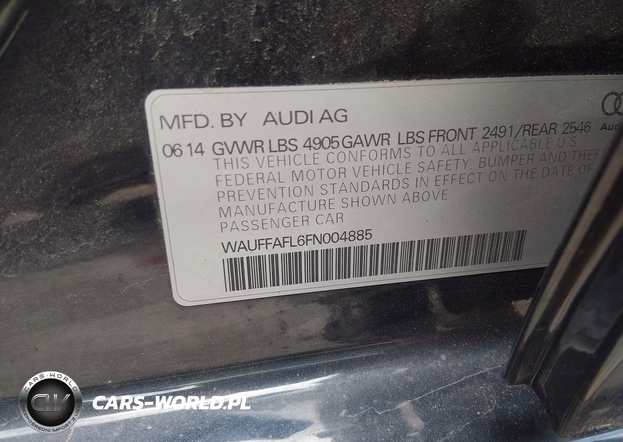 2015 Audi A4 2.0T Premium VIN:WAUFFAFL6FN004885 - 9
