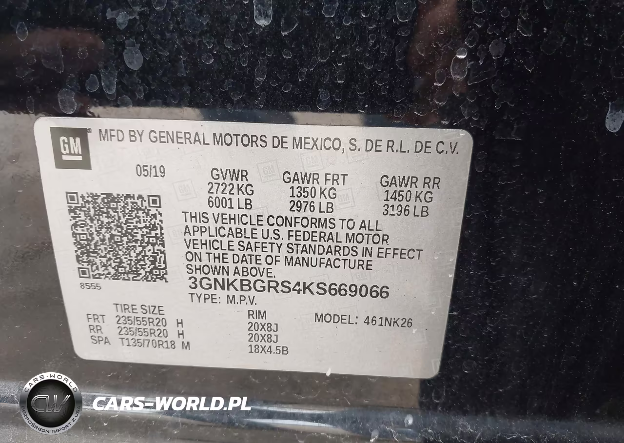 2019 Chevrolet Blazer VIN:3GNKBGRS4KS669066 - 9