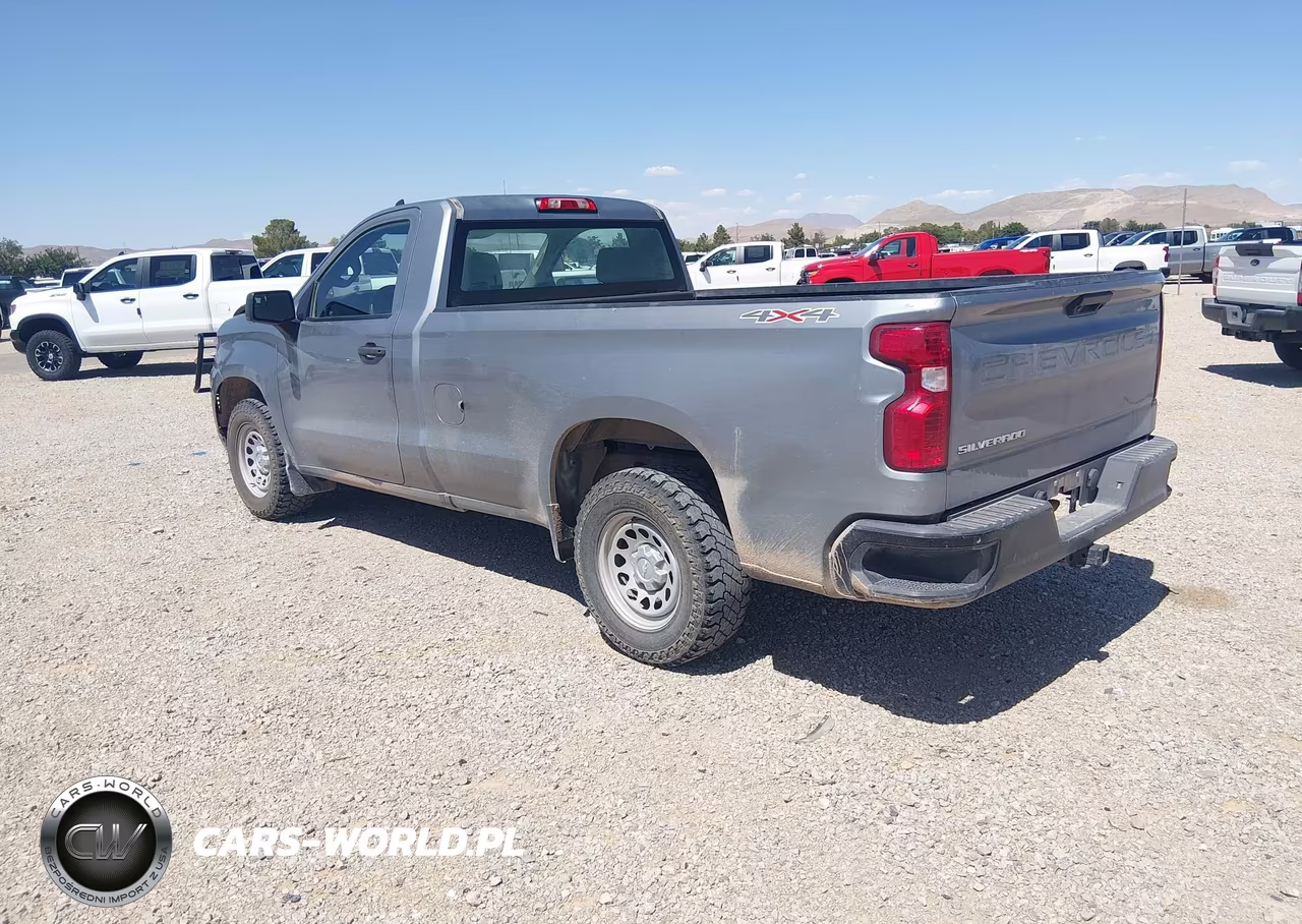 2023 Chevrolet Silverado 1500 4Wd Long Bed Wt VIN:3GCNDAED7PG209883 - 3