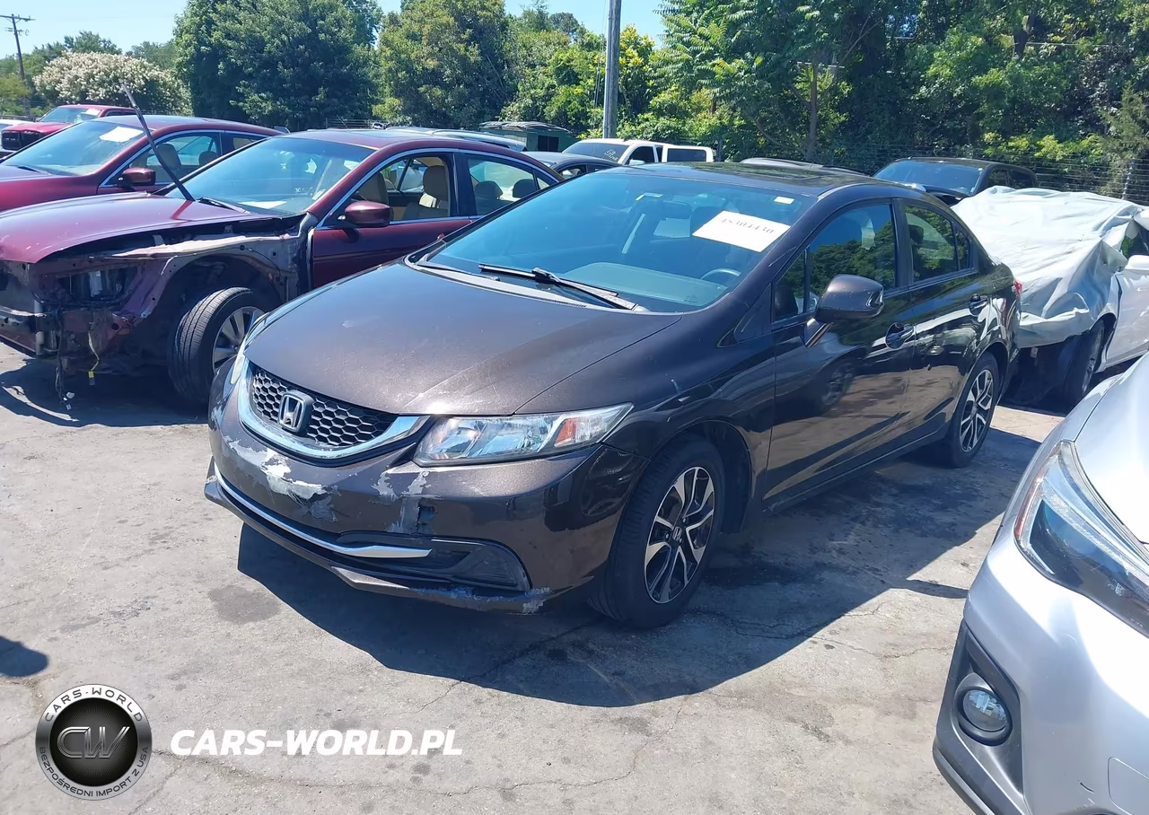 2013 Honda Civic Ex VIN:2HGFB2F83DH509192 - 2